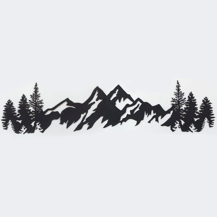 Wallity Mountains Metal Wall Art - APT630 Negro Wallity Mountains Metal Wall Art - APT630 Negro